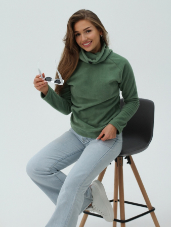 Женская толстовка Гретта / Фисташковый