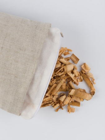 Подушка-валик "Кедровая магия" с кедровой стружкой