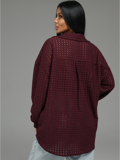 Женская рубашка Стелла / Бордо