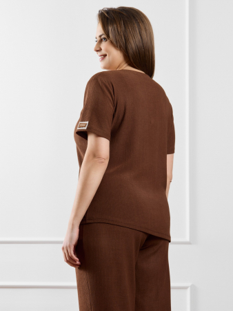 Женская футболка Рената-4 / коричневый