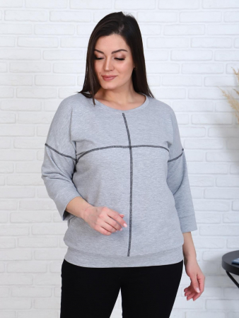 Женский свитшот Николет / серый