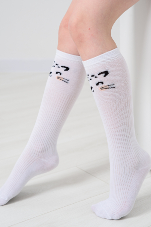 Детские гольфы Лео (набор 2 пары) / белый, желтый