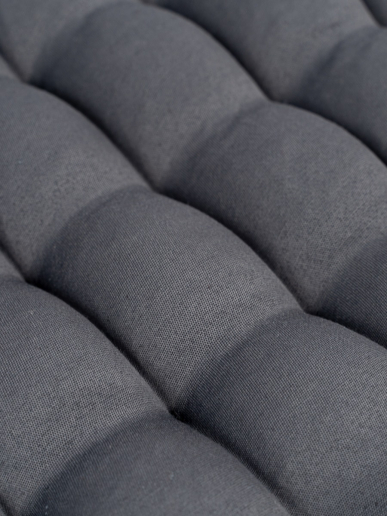 Подушка в автомобиль с гречневой лузгой арт. APG25 / Графит