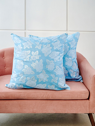 Наперник тик с кантом / расцветки в ассортименте