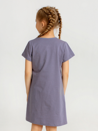 Ночная сорочка детская "Мяу" Серый арт. дк296