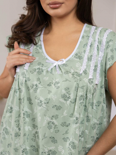 Женская сорочка мод.2071/5 / Зеленый