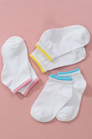 Носки женские Эффект (набор 3 пары) / белый