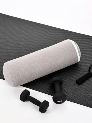 Валик для Йоги с гречневой лузгой арт. PVR / Серый