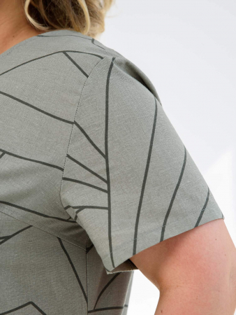 Женское платье "Вологда" 1929-П/л / Хаки