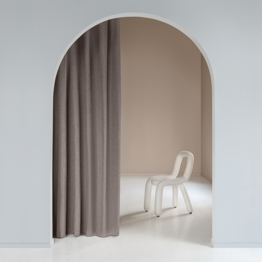 Комплект штор "Волшебная Ночь" Рогожка / Латте