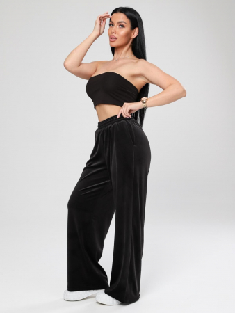Женские брюки Марлена макси / черный