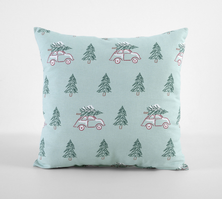 Подушка декоративная рогожка / Елочка 1