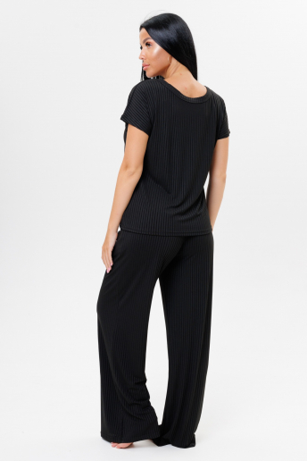 Женский костюм с брюками 2217/1 / Черный