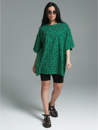 Женская футболка Ирбис / Зеленый