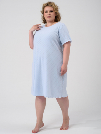 Женская сорочка "Шарм" 2433-Рн / Голубой