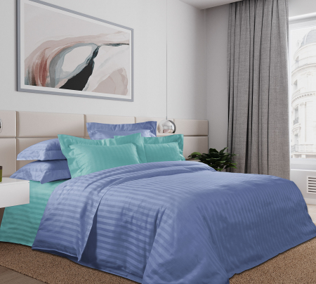 Постельное белье страйп-сатин ТМ Legends / Нефрит