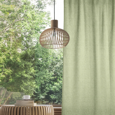 Комплект штор "Волшебная Ночь" Рогожка / Эвкалипт