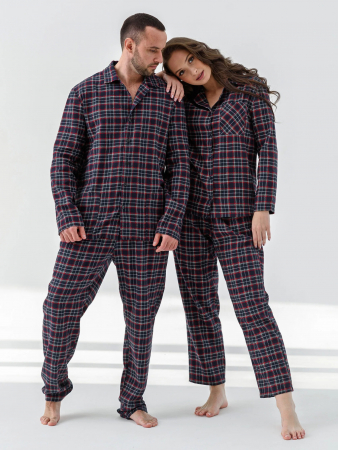 Мужская пижама "Добрый вечер" 2162-Ф / Синий