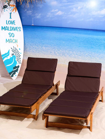 Матрас для шезлонга с сумкой арт. SZO / Коричневый