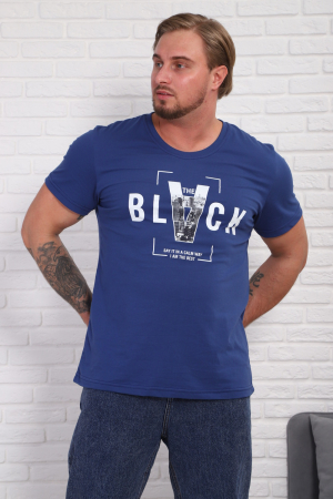 Мужская футболка 88148 / индиго