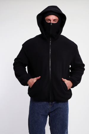 Мужское худи 36992 / черный