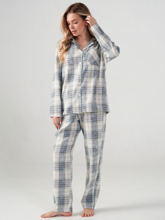 Женская пижама "Добрый вечер" 2163-Ф / Бирюзовый