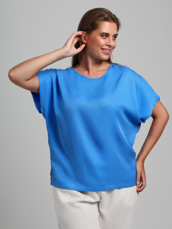 Женская блузка Летний драйв-4 / голубой