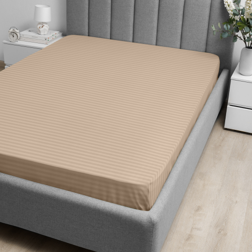 Простыня "Волшебная Ночь" на резинке / Caramel mousse