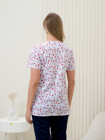 Рубашка медицинская женская М-281(ST13) Элит-145 / Стрейч