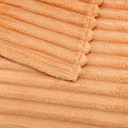 Покрывало  Happy Family велсофт Волна г/к №76 персиковый