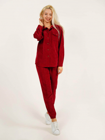 Женский костюм Свэн / бордовый