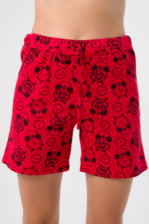 Шорты женские из кулирки Дачница / Часики