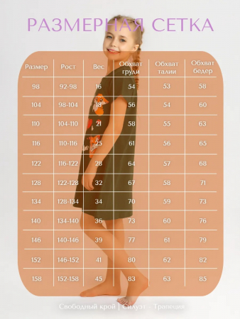 Детская сорочка "Мультяшки" / Изумрудный арт. дк230и