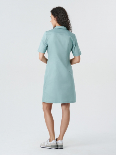 Платье медицинское женское 235.0 / Серо-зеленый