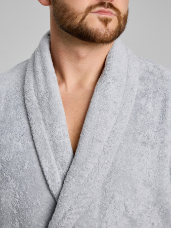 Халат мужской Комфорт-4 / светло-серый