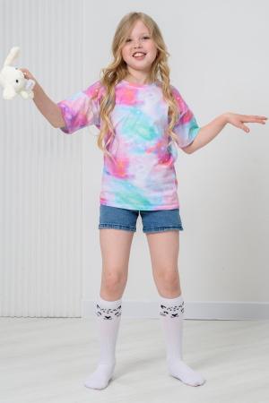 Детские гольфы Лео (набор 2 пары) / белый, желтый