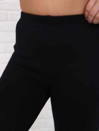 Лосины детские утепленные - Д / черный