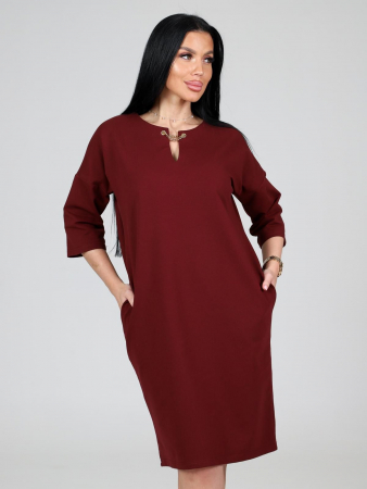 Женское платье Памперо / Бордовый