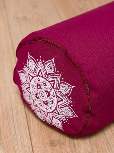 Болстер для йоги "Релакс" / бордо