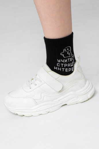 Носки стандарт женские Мчу на учебу (набор 3 пары) / черный