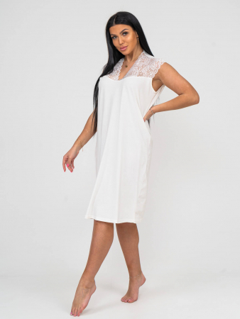 Ночная сорочка мод.1649/1 / Молочный