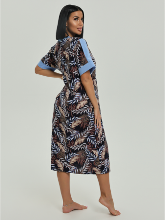 Женский халат Барышня / Темно-синий