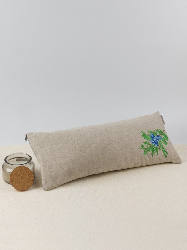 Подушка-валик "Здоровый сон" с можжевельником