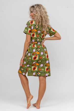 Женский халат 37007 / хаки