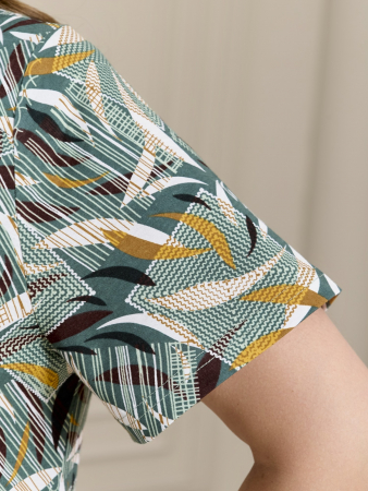 Женский халат Нора Х-771 / зелёный