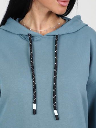 Костюм женский Домиан / серо-голубой