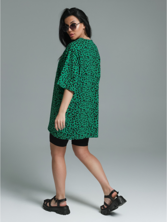 Женская футболка Ирбис / Зеленый