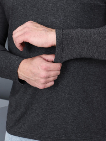 Мужской лонгслив Рейнир / антрацитовый