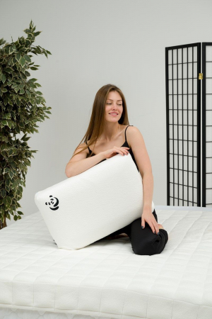 Подушка PandaHug классической формы 50x30x10 + аромароллер