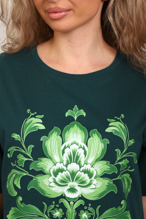 Женская туника 29534 / изумрудный